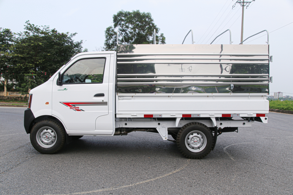 Kích thước thùng xe tải SRM T35 thùng khung mui