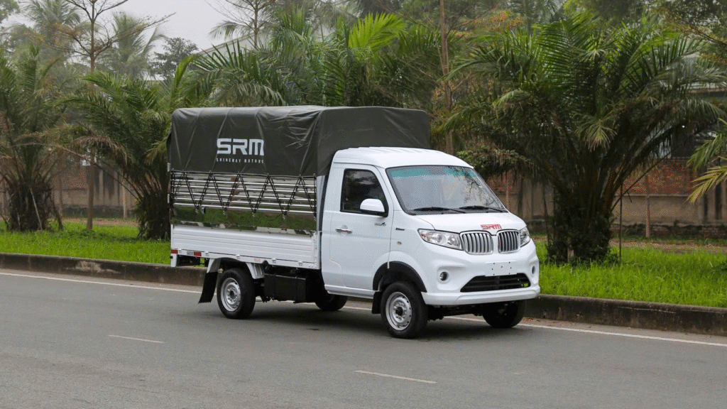 Xe tải SRM T35 thùng khung mui