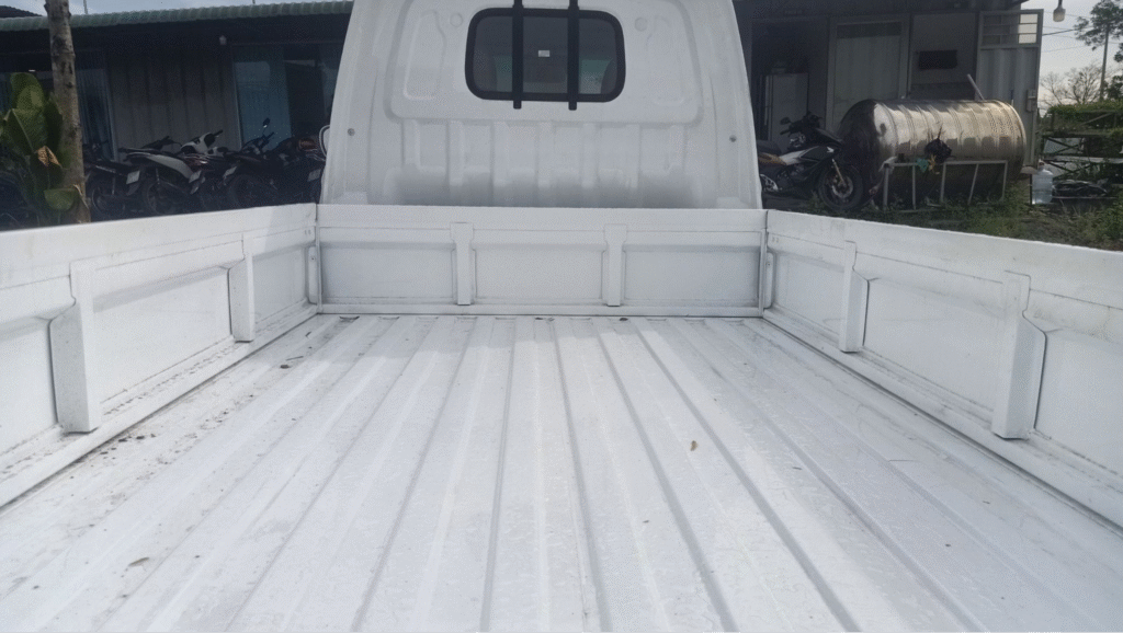 Kích thước thùng xe tải SRM T15 thùng lửng