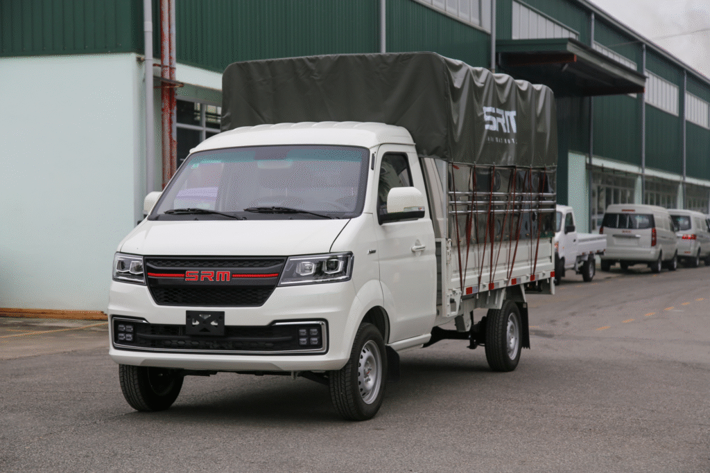 Xe tải SRM T50 thùng mui bạt inox