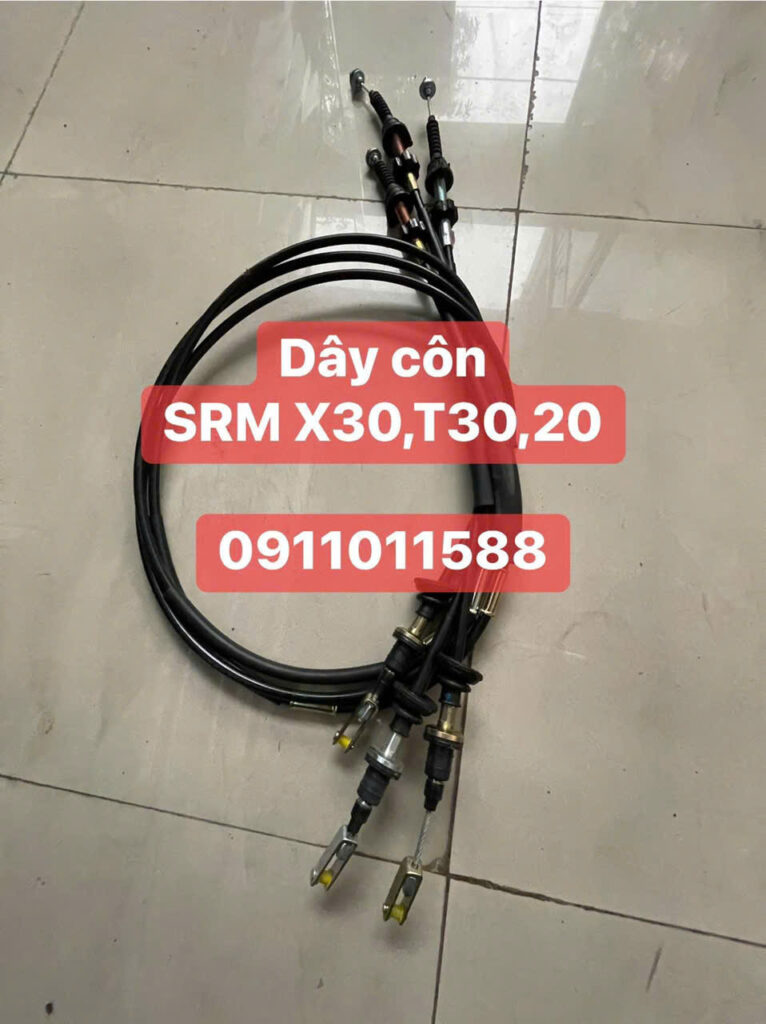 Dây côn xe tải SRM (X30, T30, T20) với độ bền cao, truyền lực ổn định và hành trình chính xác.