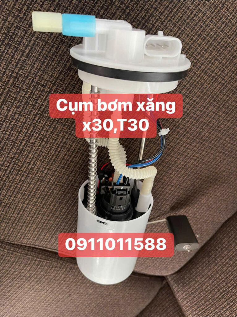 Cụm bơm xăng SRM X30, T30 chính hãng – đảm bảo áp suất nhiên liệu ổn định, vận hành bền bỉ.