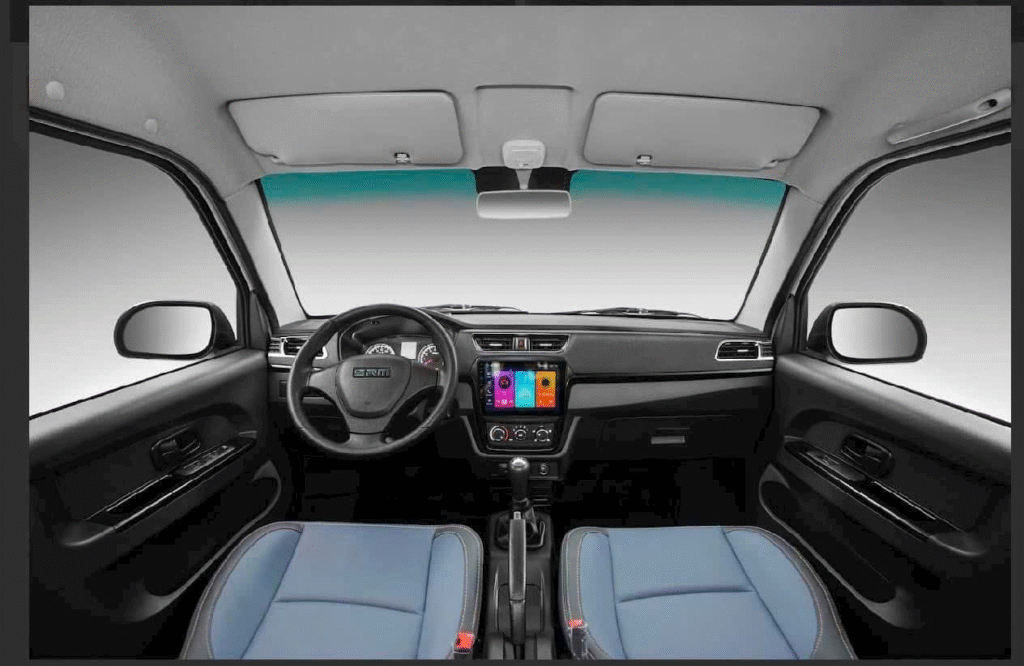 Nội thất của dòng xe tải SRM T35