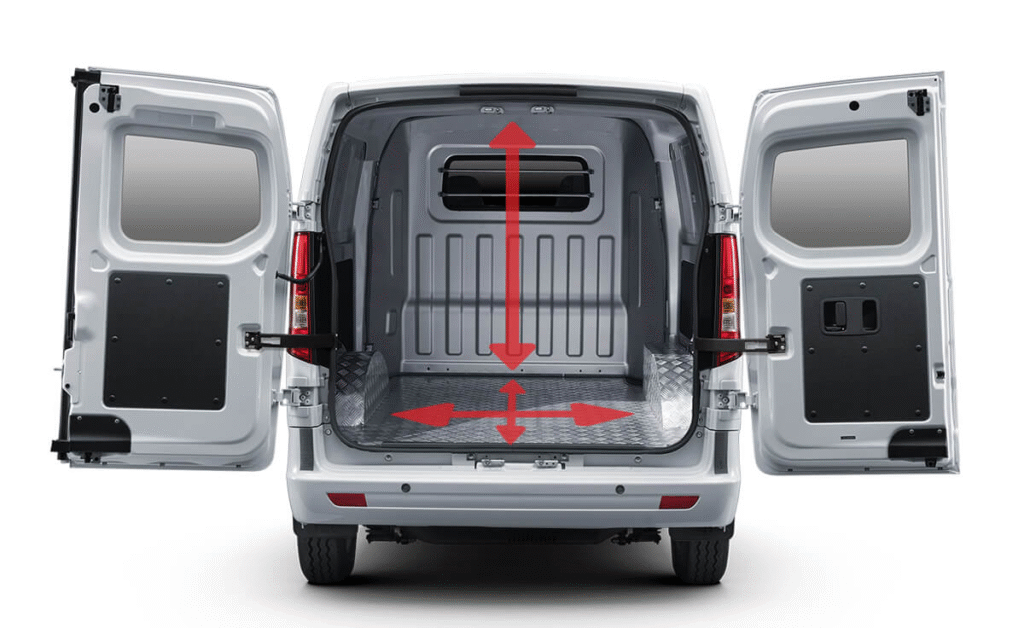 Kích thước thùng xe tải Tera V6 5 chỗ