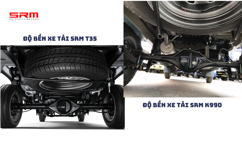 So sánh chi tiết về độ bền xe tải SRM T35 vs SRM K990