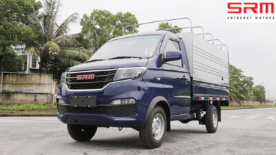 Xe tải SRM 930kg thùng khung mui