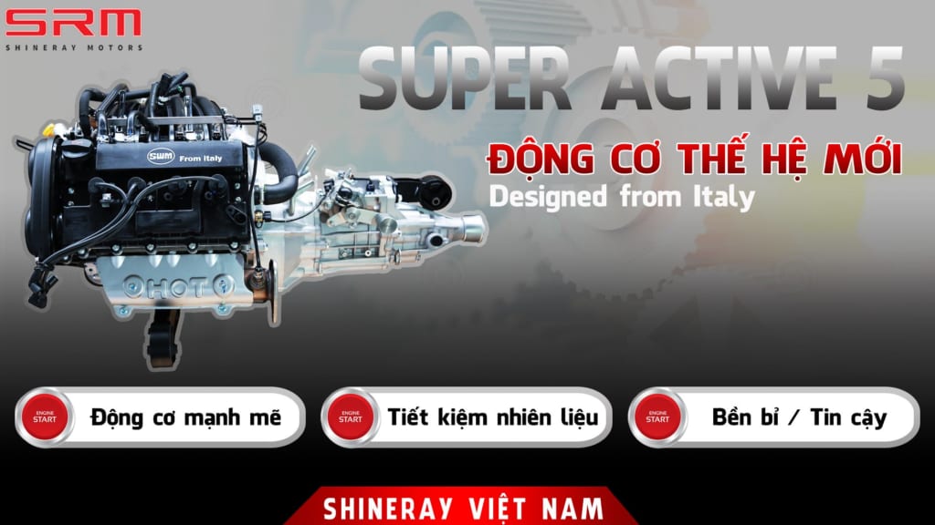 Động cơ SRM T30 thùng kín 