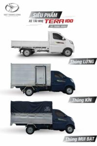 Các thùng hàng xe tải tera