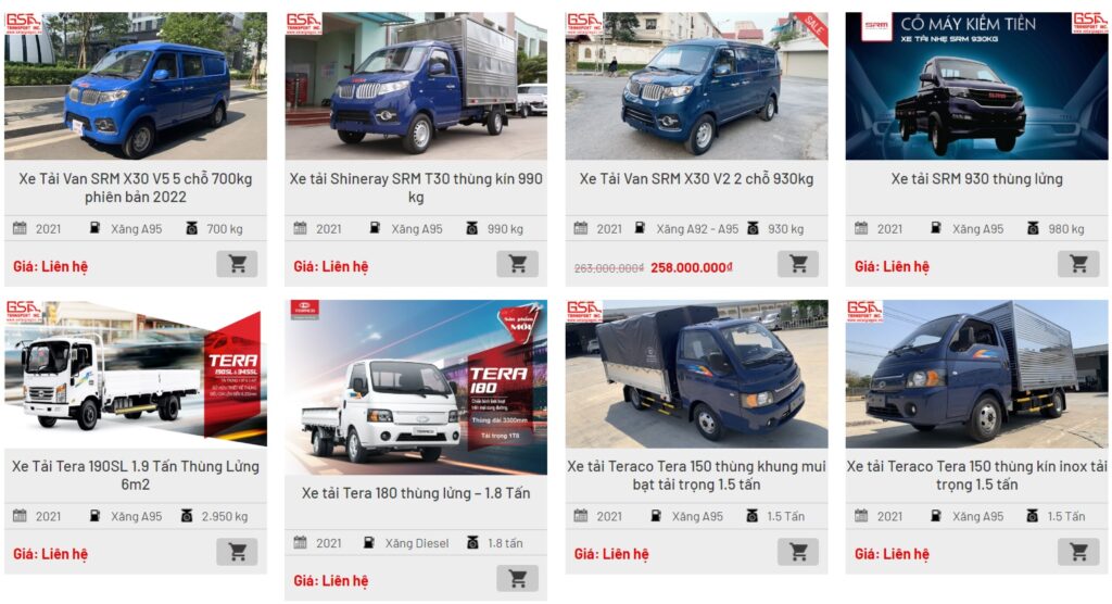 xe tải hạng nhẹ xe tải hạng nhẹ