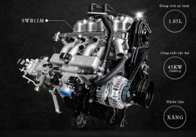 Động cơ xe tải SRM K990 thùng kín