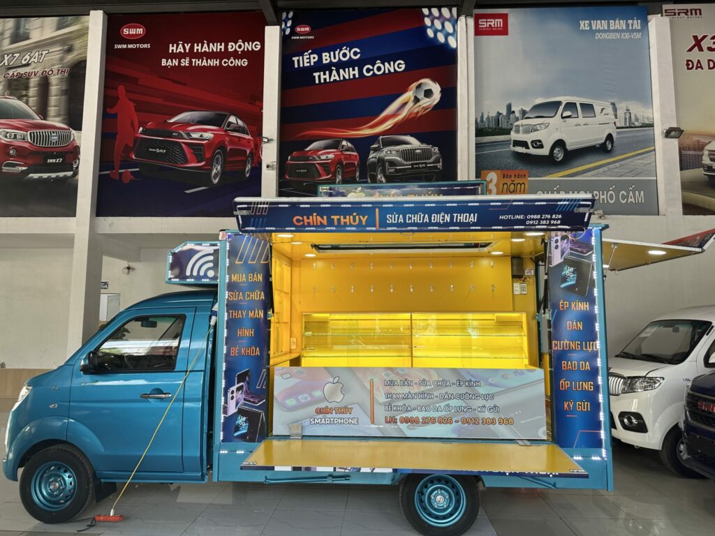 Bảng giá xe bán hàng lưu động phụ kiện điện thoại
