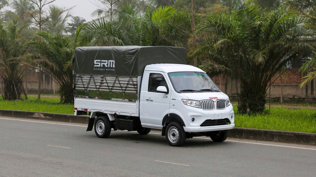 Thông số xe tải SRM T35 thùng khung mui 