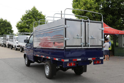 Kích thước thùng xe tải SRM T50 thùng mui bạt inox