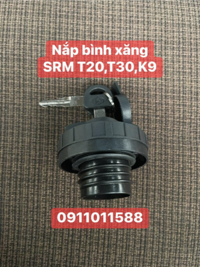 Nắp bình xăng xe tải SRM chính hãng, thiết kế kín khít, khóa chắc chắn, phù hợp T20, T30, K9.