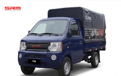 Xe tải SRM T10 thùng khung mui có thông số gọn, phù hợp chở hàng linh hoạt