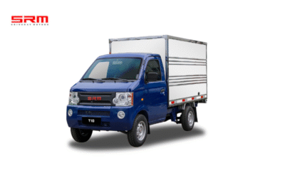 Xe tải SRM T10 thùng kín là xe tải nhẹ, bảo vệ hàng tốt, phù hợp hàng cần che chắn