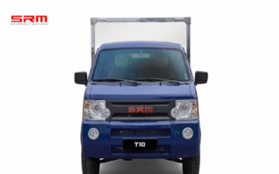 Xe tải SRM T10 thùng kín có thông số gọn, phù hợp chở hàng cần bảo vệ tốt
